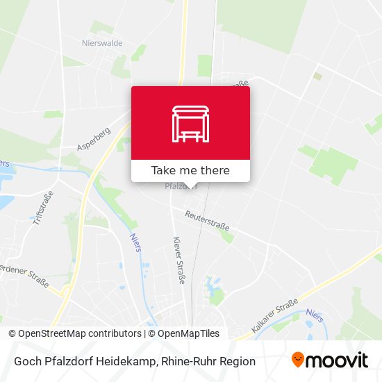 Goch Pfalzdorf Heidekamp map
