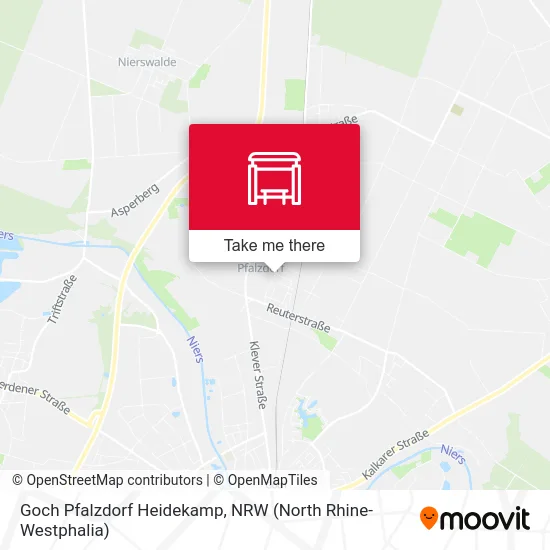 Goch Pfalzdorf Heidekamp map