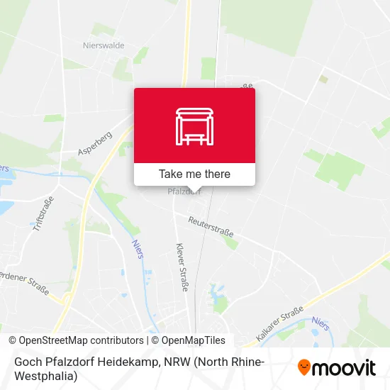 Карта Goch Pfalzdorf Heidekamp