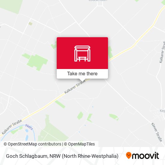 Карта Goch Schlagbaum