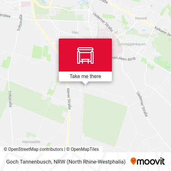 Карта Goch Tannenbusch