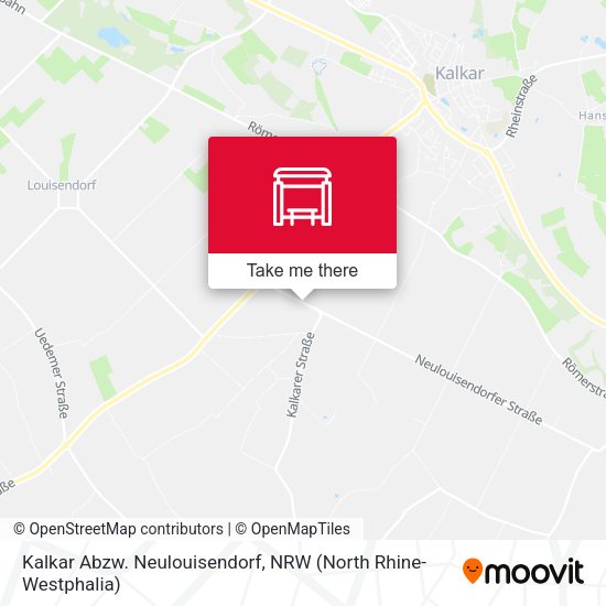 Карта Kalkar Abzw. Neulouisendorf