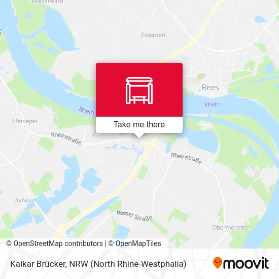 Карта Kalkar Brücker