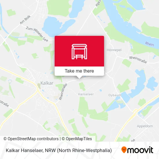 Карта Kalkar Hanselaer