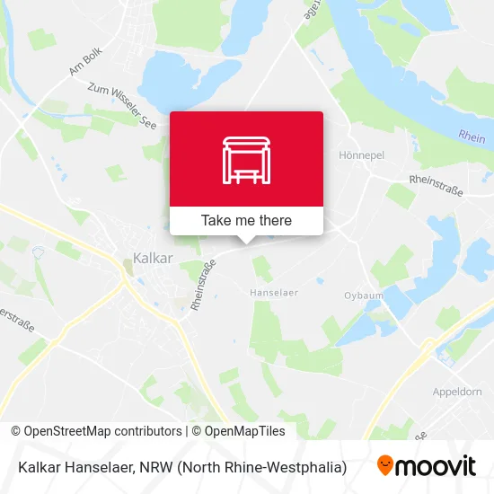 Карта Kalkar Hanselaer