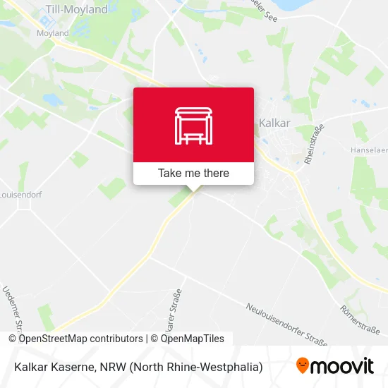 Карта Kalkar Kaserne