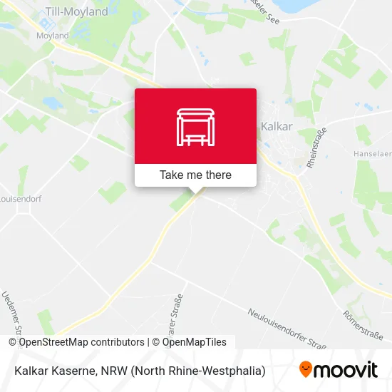 Карта Kalkar Kaserne