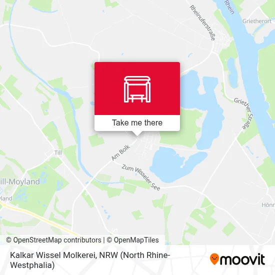 Kalkar Wissel Molkerei map