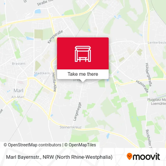 Карта Marl Bayernstr.