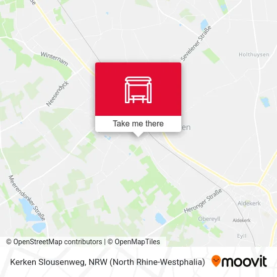 Карта Kerken Slousenweg