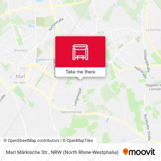 Marl Märkische Str. map