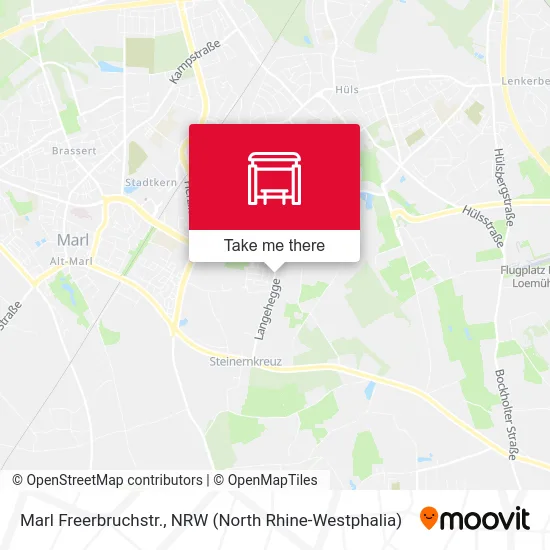 Карта Marl Freerbruchstr.