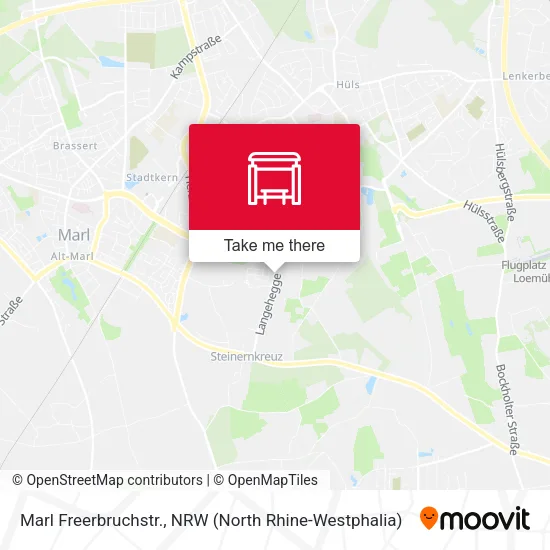 Карта Marl Freerbruchstr.