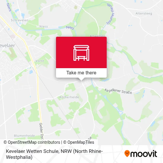 Kevelaer Wetten Schule map