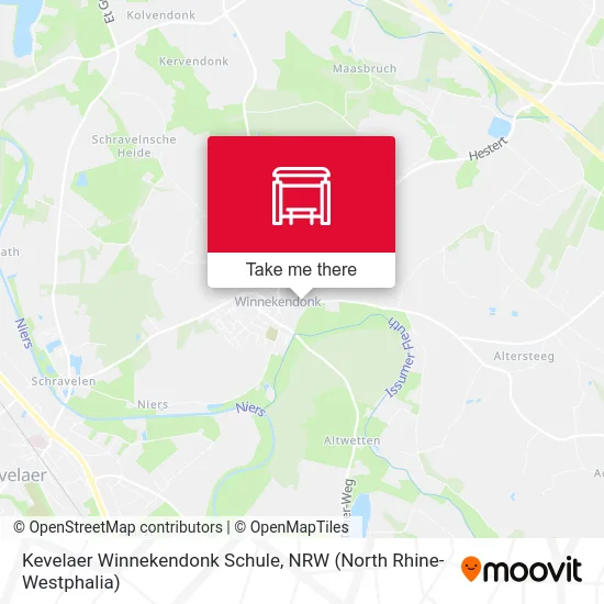 Карта Kevelaer Winnekendonk Schule