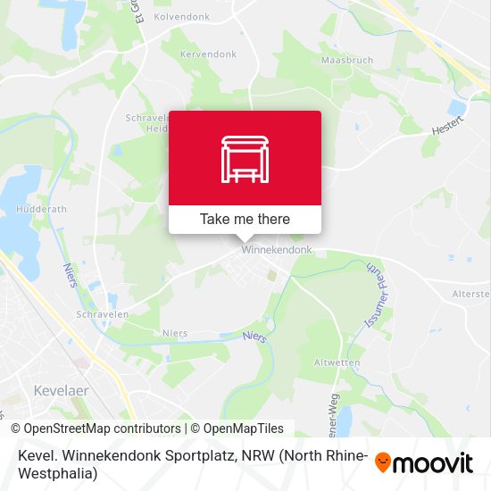 Карта Kevel. Winnekendonk Sportplatz