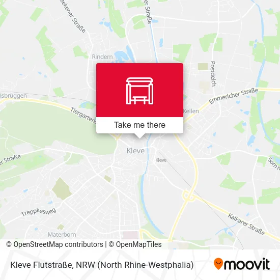 Карта Kleve Flutstraße