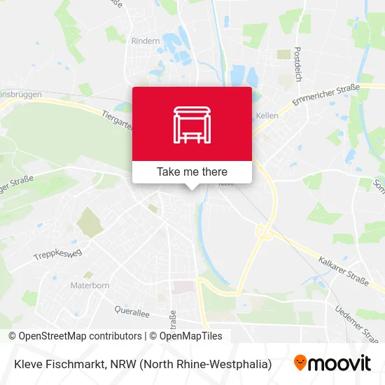 Kleve Fischmarkt map