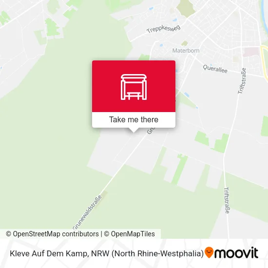 Карта Kleve Auf Dem Kamp