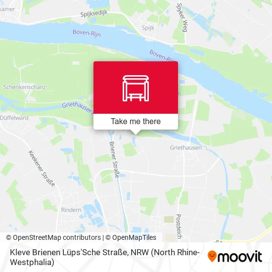 Карта Kleve Brienen Lüps'Sche Straße