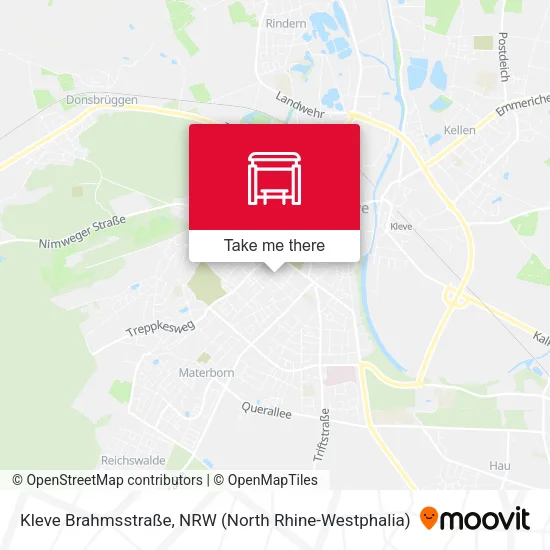 Карта Kleve Brahmsstraße