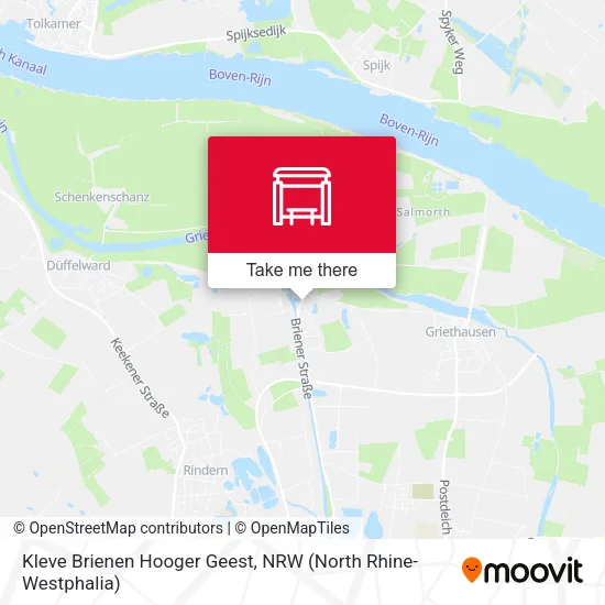 Карта Kleve Brienen Hooger Geest