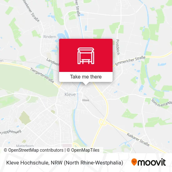 Карта Kleve Hochschule