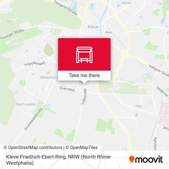 Kleve Friedrich-Ebert-Ring map