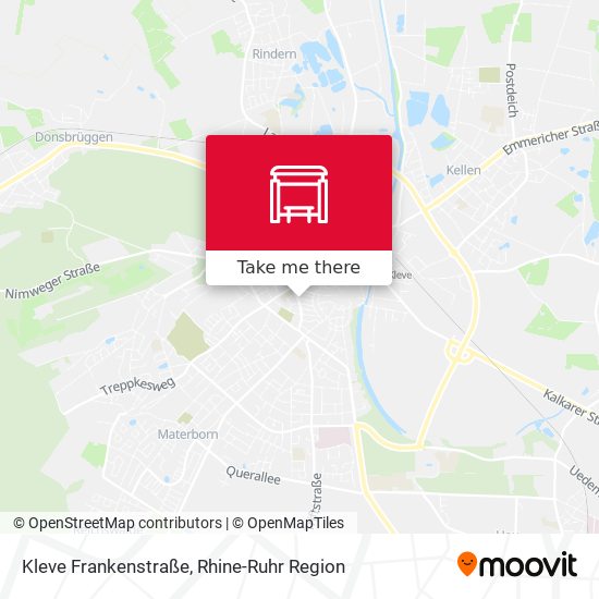 Kleve Frankenstraße map