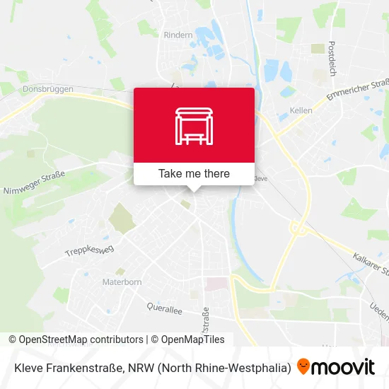 Kleve Frankenstraße map
