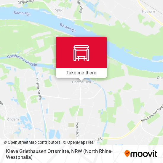 Карта Kleve Griethausen Ortsmitte