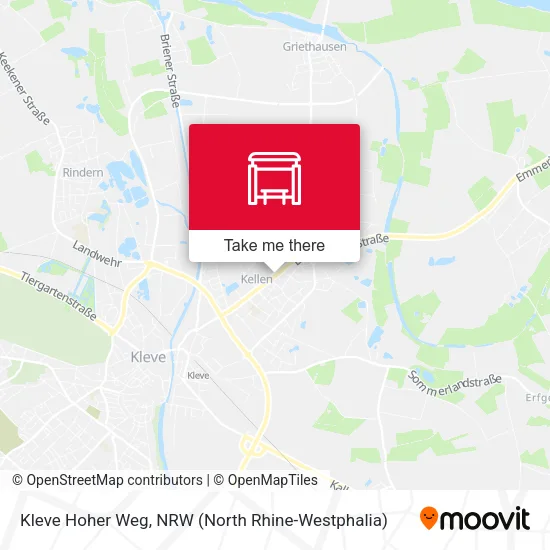 Карта Kleve Hoher Weg
