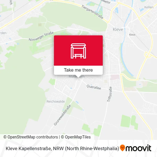 Kleve Kapellenstraße map