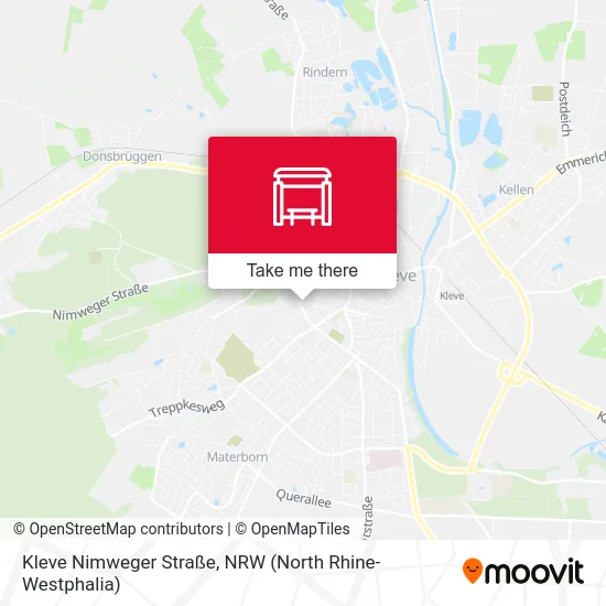 Карта Kleve Nimweger Straße