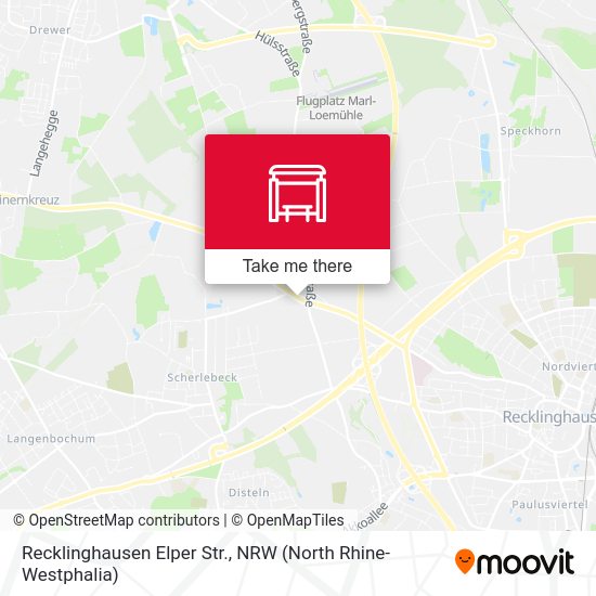 Recklinghausen Elper Str. map