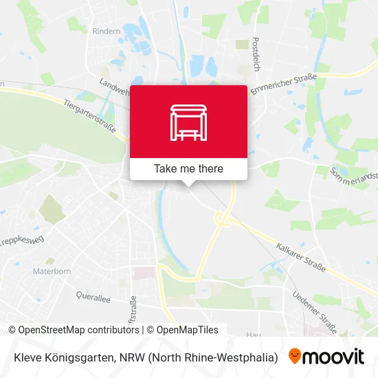 Kleve Königsgarten map