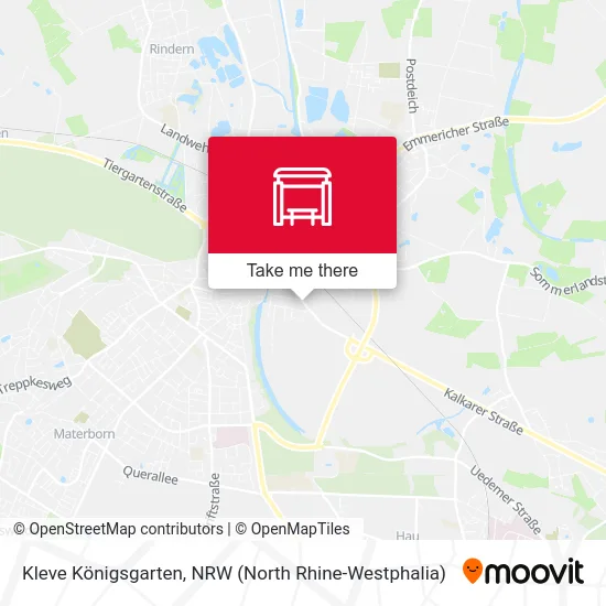 Kleve Königsgarten map