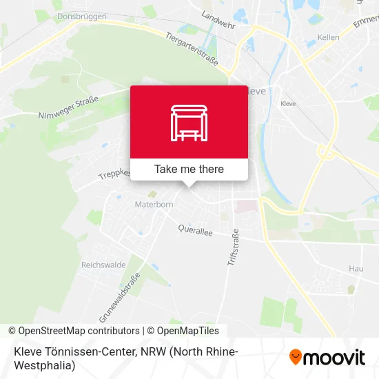 Карта Kleve Tönnissen-Center