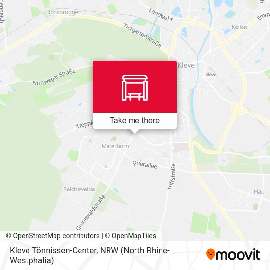 Карта Kleve Tönnissen-Center