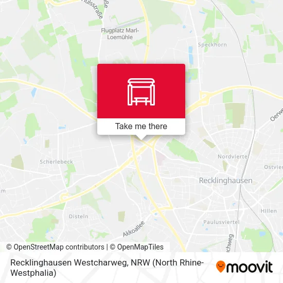 Карта Recklinghausen Westcharweg