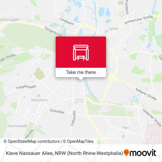 Карта Kleve Nassauer Allee