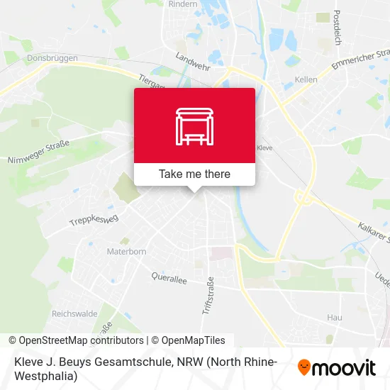Карта Kleve J. Beuys Gesamtschule