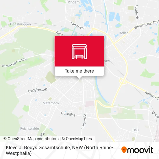 Kleve J. Beuys Gesamtschule map