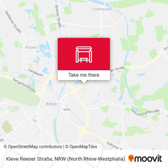 Карта Kleve Reeser Straße