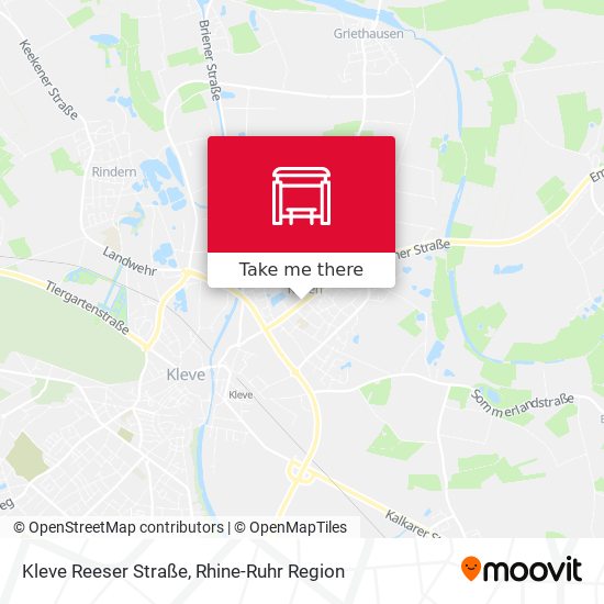 Kleve Reeser Straße map