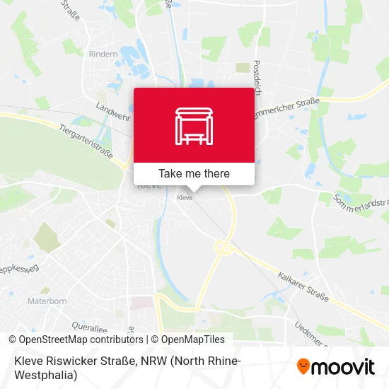 Карта Kleve Riswicker Straße