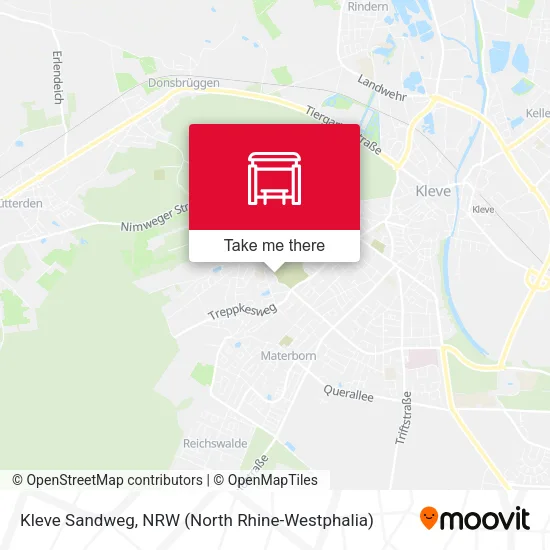 Карта Kleve Sandweg