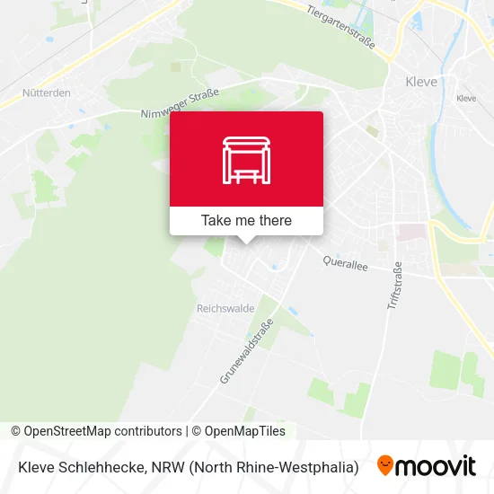 Карта Kleve Schlehhecke