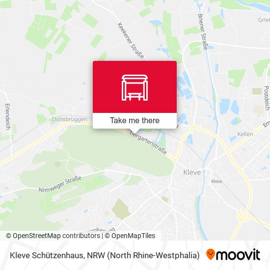 Kleve Schützenhaus map