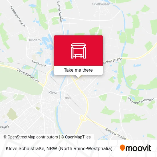 Kleve Schulstraße map